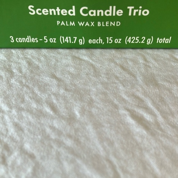 Kate Spade X Target: Scented Candle Palm Wax Blend Trio-Set of 3 - Picture 15 of 16
